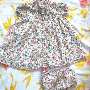 Ralph Lauren 9m baby girl dress set